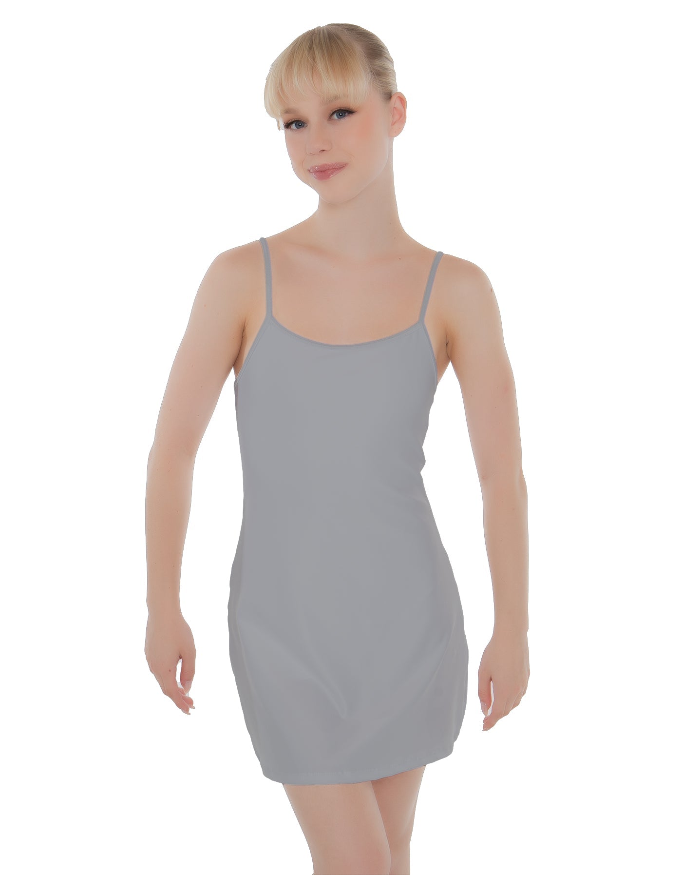 Solid Lycra Align Cami Dress