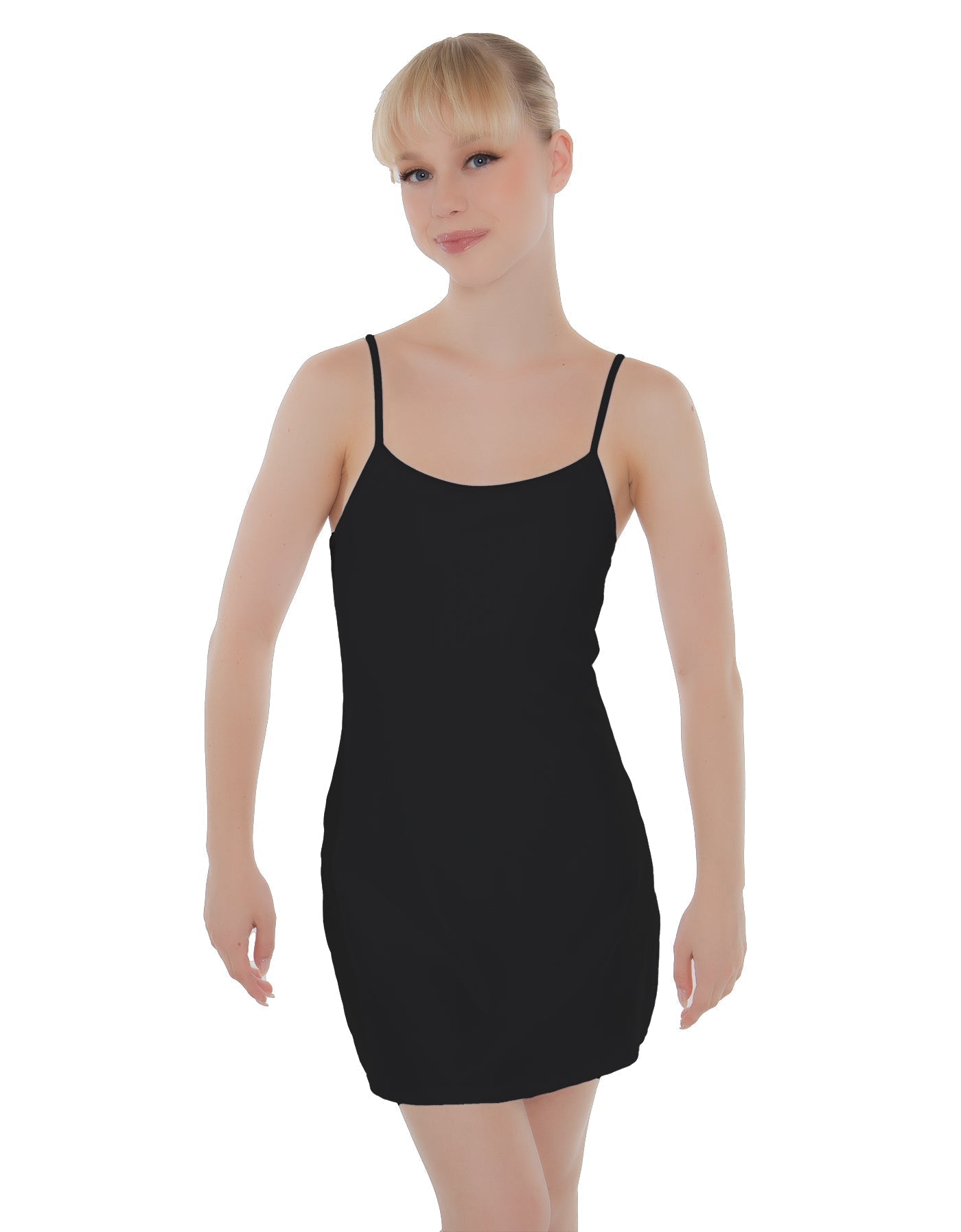 Solid Lycra Align Cami Dress