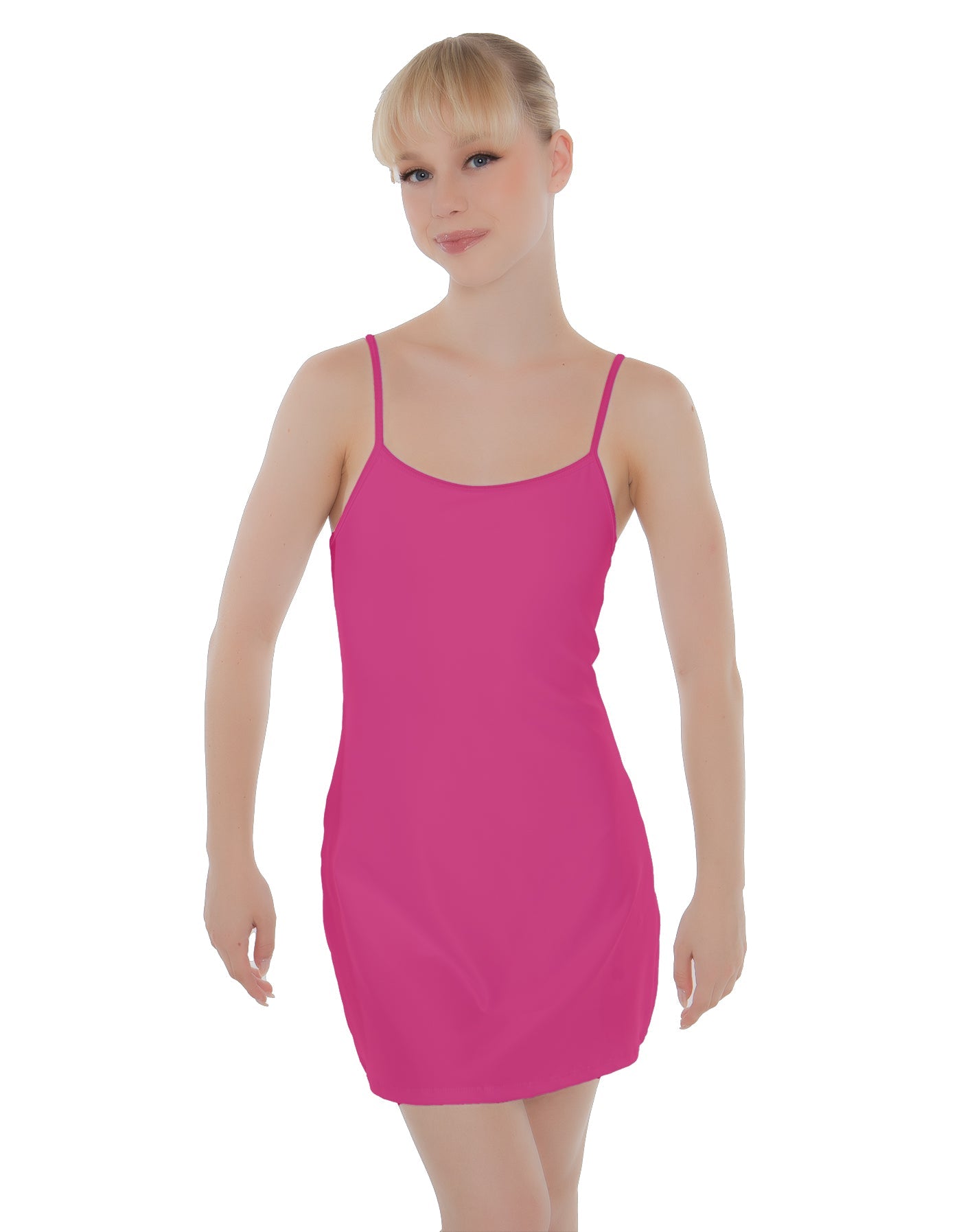 Solid Lycra Align Cami Dress