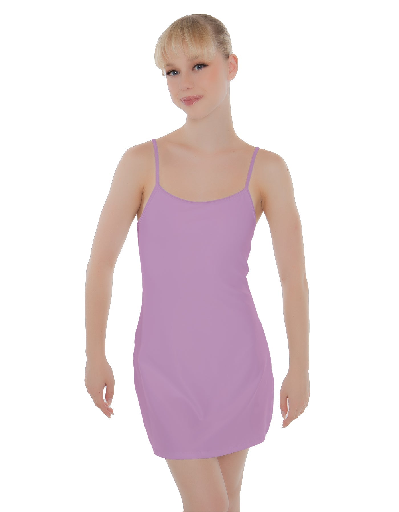 Solid Lycra Align Cami Dress