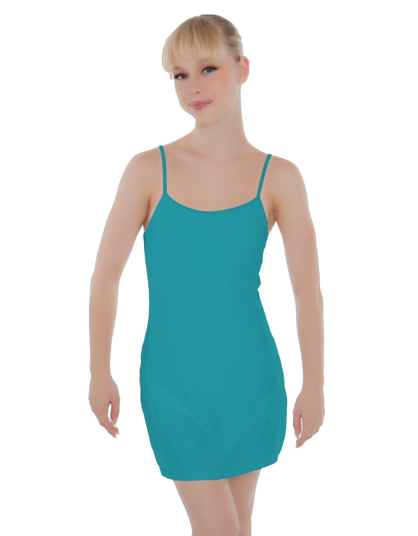 Solid Lycra Align Cami Dress