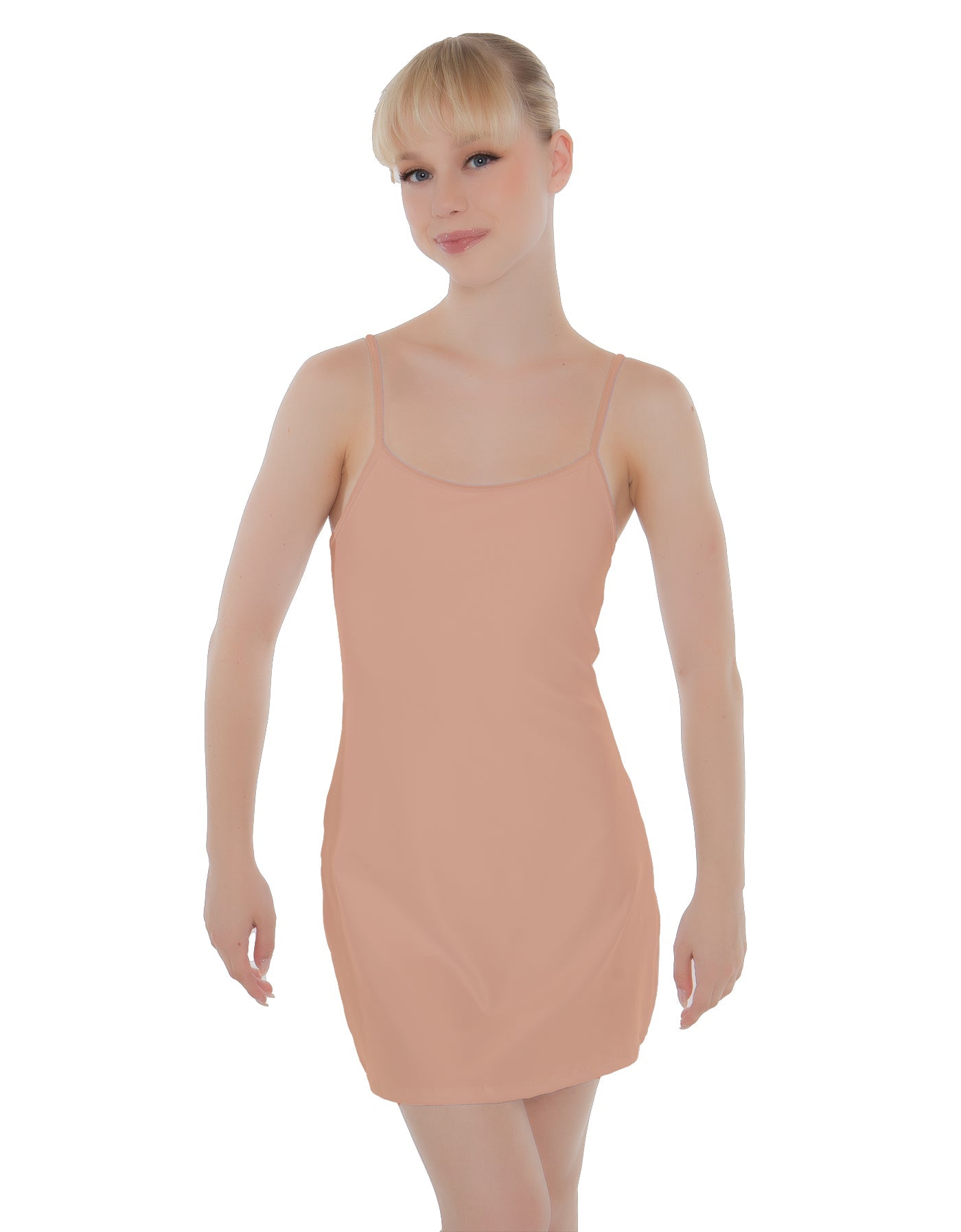 Solid Lycra Align Cami Dress