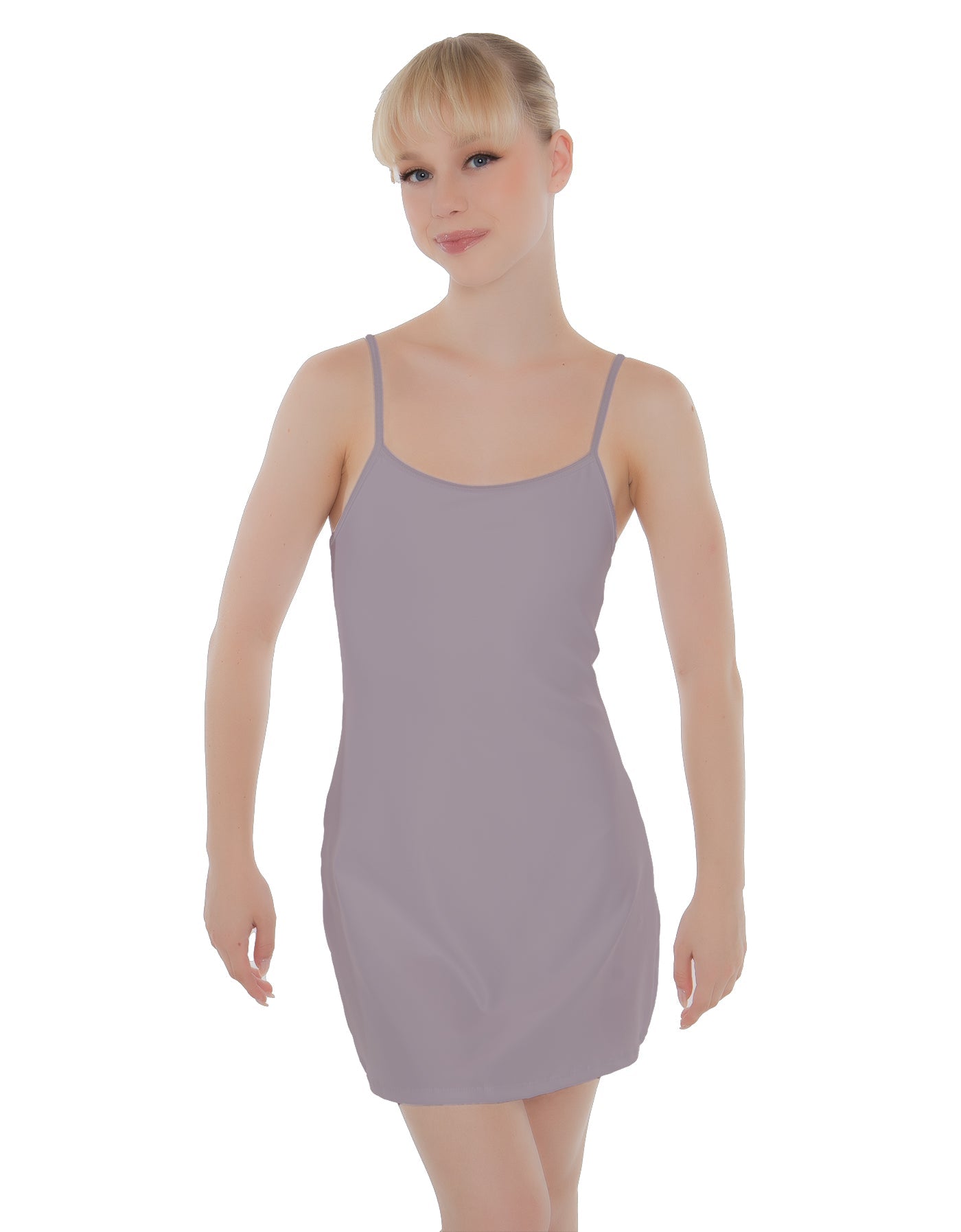 Solid Lycra Align Cami Dress