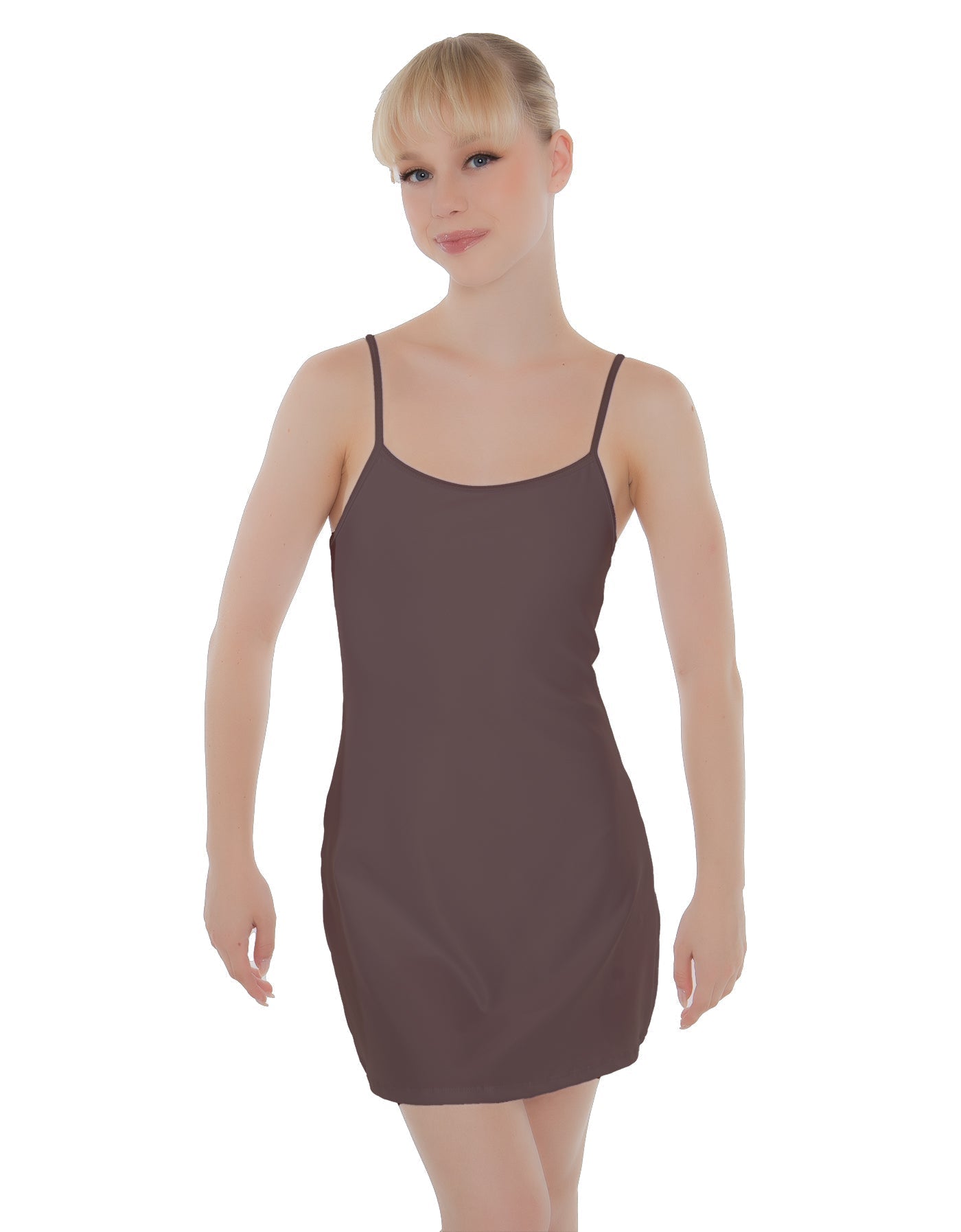 Solid Lycra Align Cami Dress