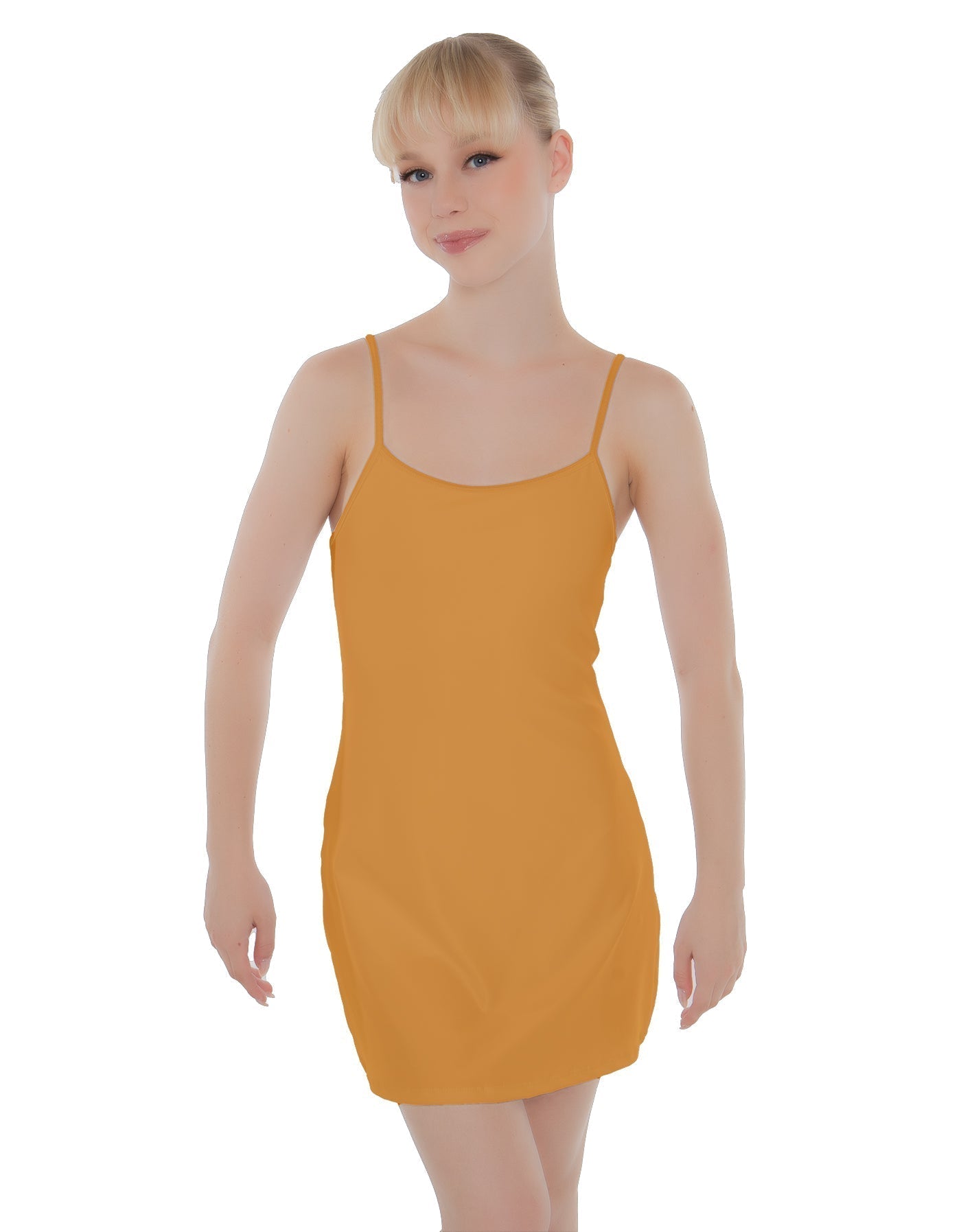 Solid Lycra Align Cami Dress