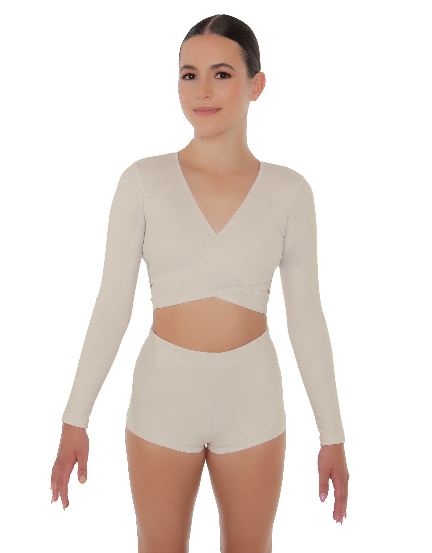 Solid Lycra Illuminate Crop Top