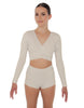Solid Lycra Illuminate Crop Top