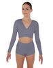 Solid Lycra Illuminate Crop Top