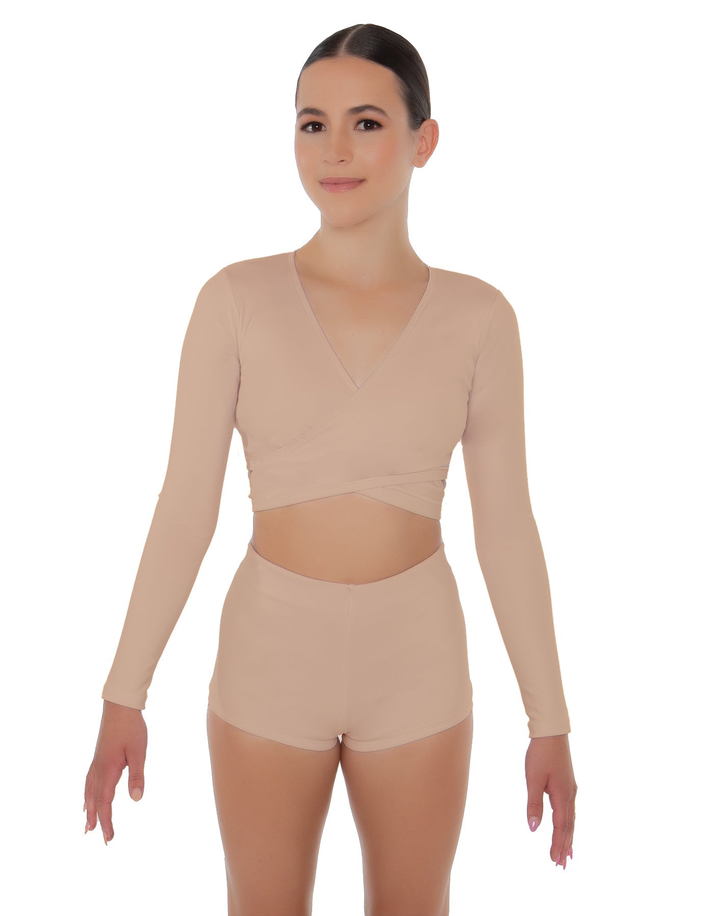 Solid Lycra Illuminate Crop Top