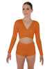 Solid Lycra Illuminate Crop Top