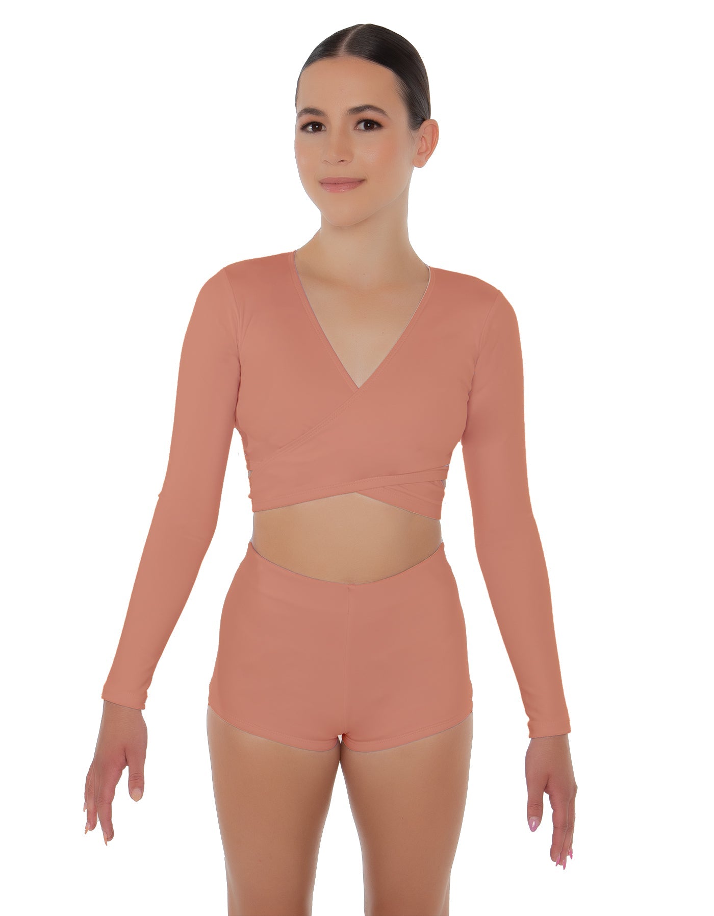 Solid Lycra Illuminate Crop Top