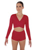 Solid Lycra Illuminate Crop Top