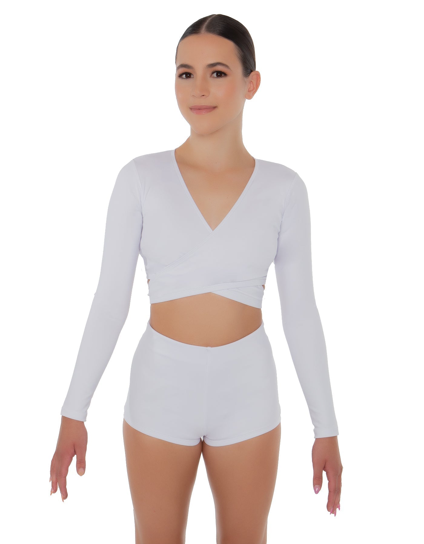 Solid Lycra Illuminate Crop Top