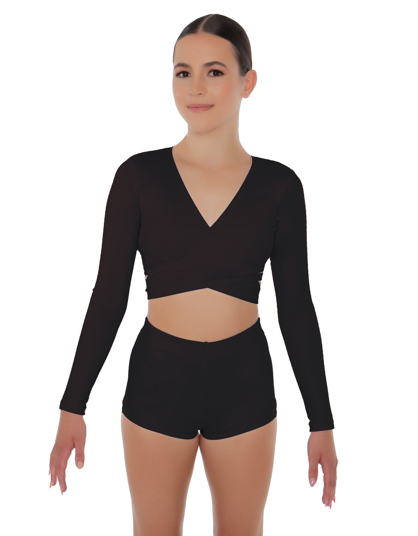 Solid Lycra Illuminate Crop Top