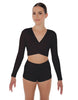 Solid Lycra Illuminate Crop Top