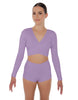 Solid Lycra Illuminate Crop Top