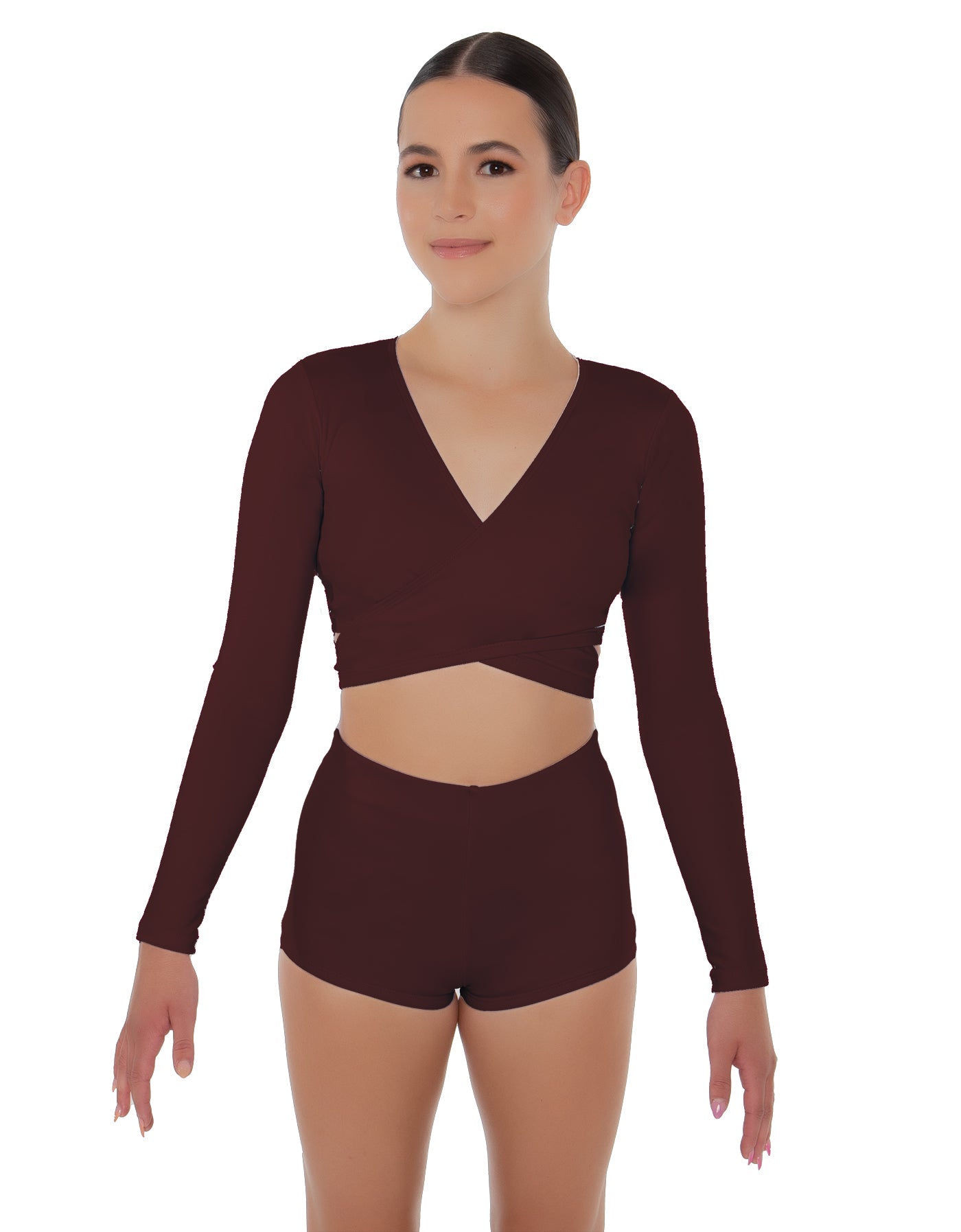 Solid Lycra Illuminate Crop Top