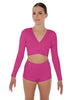 Solid Lycra Illuminate Crop Top
