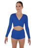 Solid Lycra Illuminate Crop Top