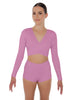 Solid Lycra Illuminate Crop Top