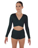 Solid Lycra Illuminate Crop Top