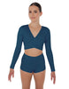 Solid Lycra Illuminate Crop Top