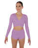 Solid Lycra Illuminate Crop Top
