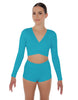 Solid Lycra Illuminate Crop Top