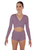 Solid Lycra Illuminate Crop Top