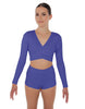 Solid Lycra Illuminate Crop Top