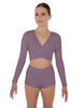 Solid Lycra Illuminate Crop Top