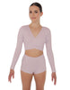 Solid Lycra Illuminate Crop Top