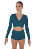 Solid Lycra Illuminate Crop Top