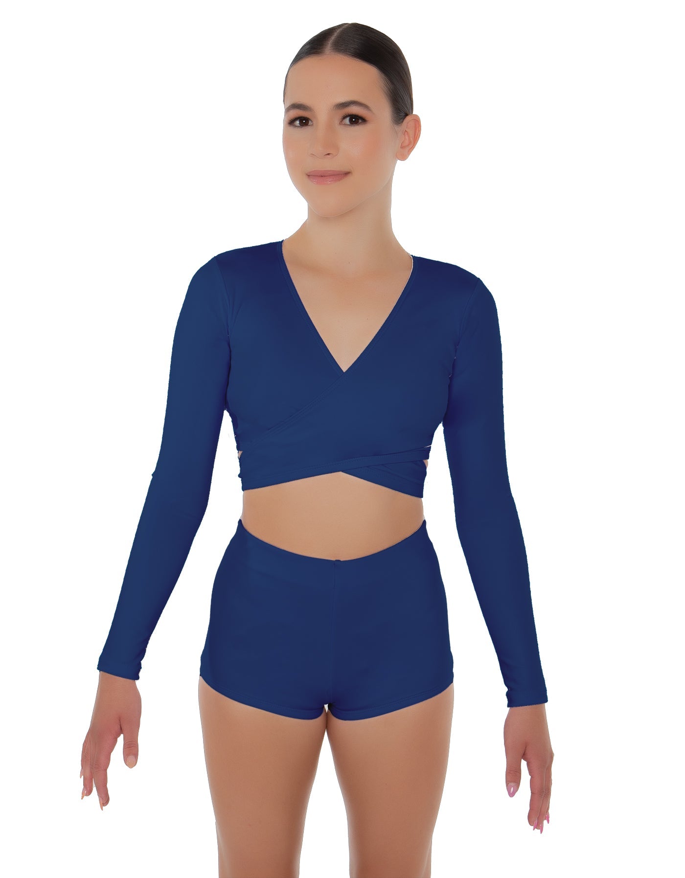 Solid Lycra Illuminate Crop Top