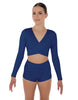 Solid Lycra Illuminate Crop Top