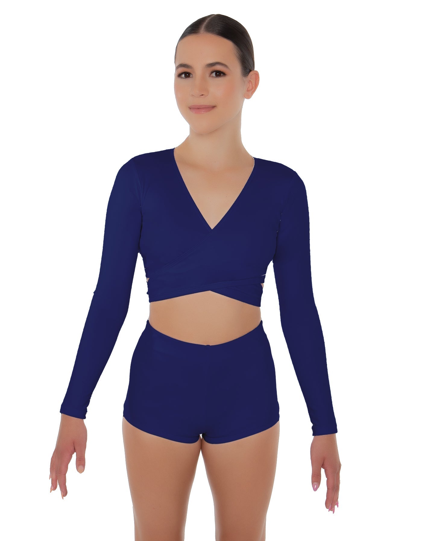 Solid Lycra Illuminate Crop Top