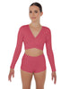 Solid Lycra Illuminate Crop Top