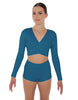 Solid Lycra Illuminate Crop Top