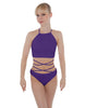 Solid Lycra Moving On Crop Top