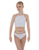 Solid Lycra Moving On Crop Top