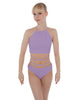 Solid Lycra Moving On Crop Top