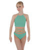 Solid Lycra Moving On Crop Top