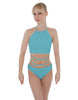 Solid Lycra Moving On Crop Top