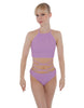 Solid Lycra Moving On Crop Top