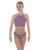 Solid Lycra Moving On Crop Top