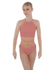 Solid Lycra Moving On Crop Top