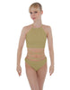 Solid Lycra Moving On Crop Top