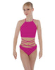 Solid Lycra Moving On Crop Top