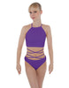 Solid Lycra Moving On Crop Top