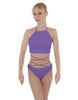 Solid Lycra Moving On Crop Top